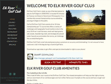 Tablet Screenshot of elkrivercc.com